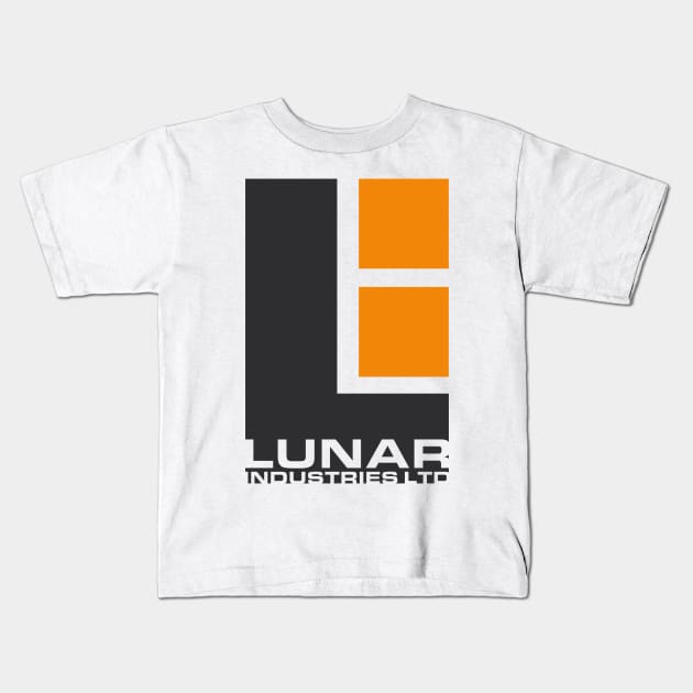 Lunar Industries Kids T-Shirt by Meta Cortex